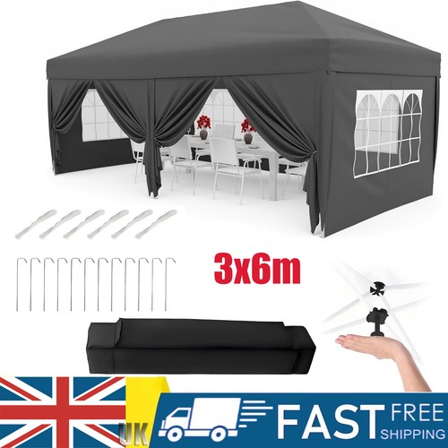 3x6m pop gazebo heavy duty - 3x6m,