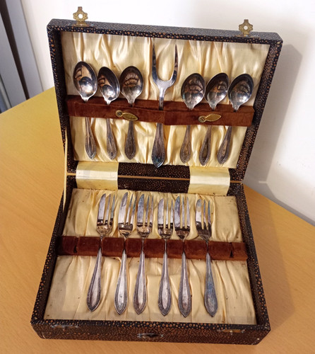 Vintage pastry forks - 6x,