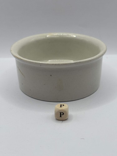 Old plain white - paste, pot