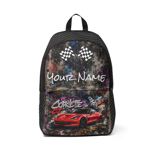 Red corvette sports car - red,