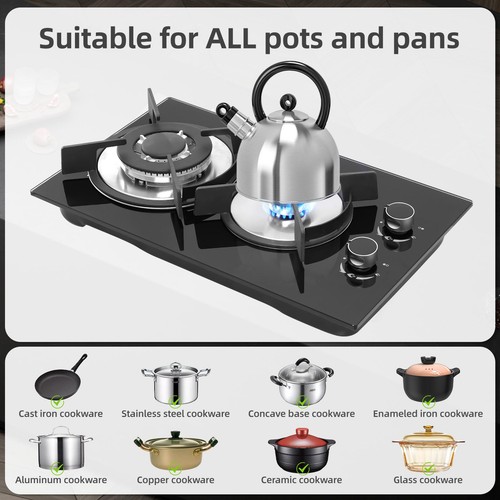 Burners gas hob 30cm - 2,