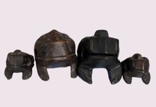 Croaking Frog Guiro Wood Carving Handmade Percussion Instrument Scraper Block X4