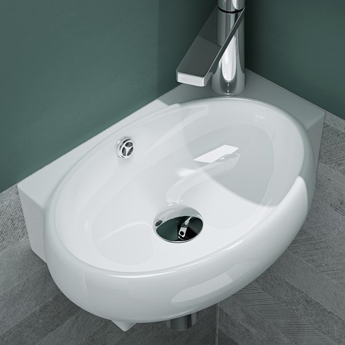 Small bathroom basin - small,