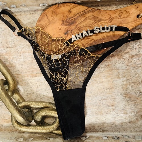 Anal slut custom - custom, rhinestone