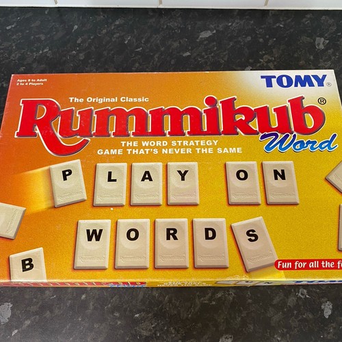 Rummikub word game tomy - rummikub,