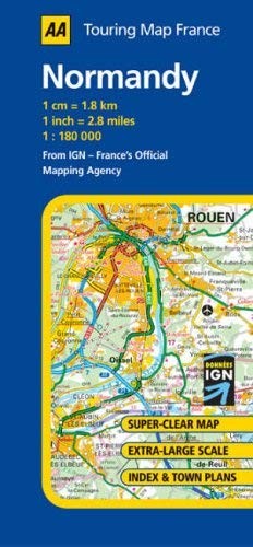 Normandy aa road - road, map