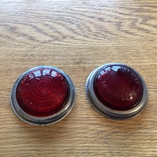 Pair Lucas 488 Glass Red Lens