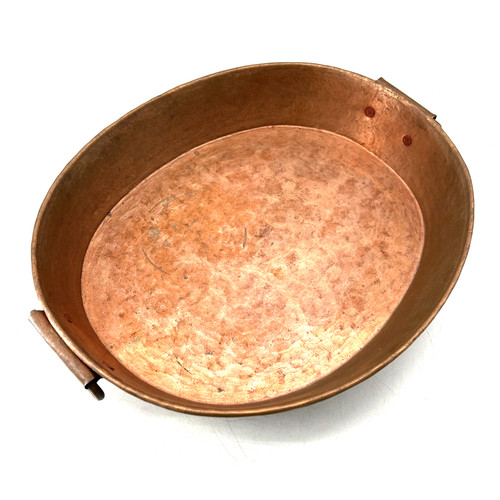 Hammered copper roasting pan - copper,