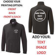 Custom printed fleece jacket - custom,
