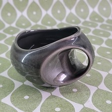 VINTAGE Grey Glazed POTTERY