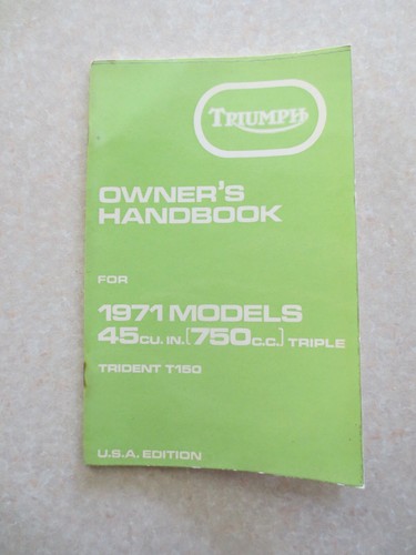 Original 1971 triumph - original,