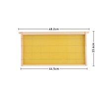 Langstroth Beehive Box Beekeeping Honey Housing W/ Super & Brood Bee Hive Frames