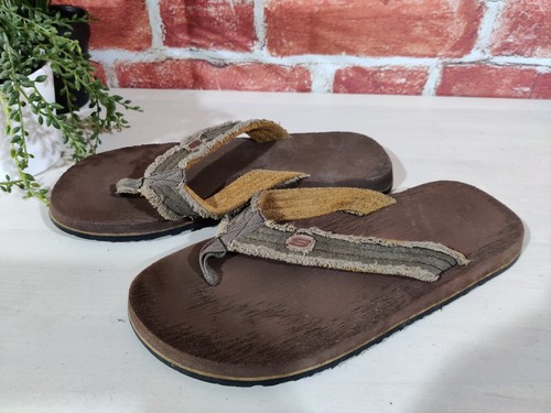 Skechers khaki brown flip - khaki,
