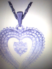 PLATINUM & SS  GENUINE DIAMOND