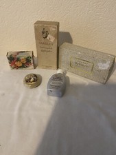 Job Lot Old Perfume Bottles Boxes Soap Yardley Avon Outrage Lot One