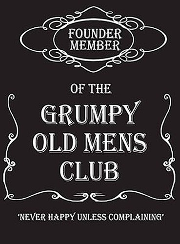 Grumpy old mens club steel - club,