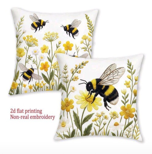Beautiful yellow printed bee - 2,