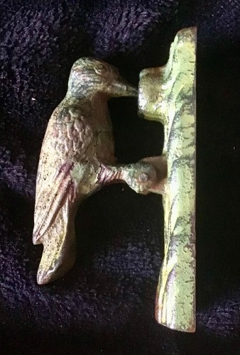 Cast iron woodpecker door - cast,