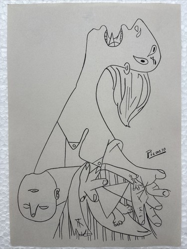 Pablo picasso drawing - pablo, old