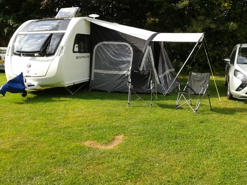 Caravan porch awning - caravan,