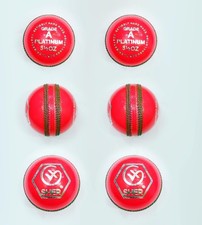 6 X Pink  Cricket Balls A GradeT20 or  50 Overs Match balls Grade A