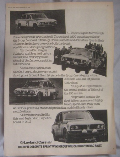 1975 triumph dolomite - triumph, sprint