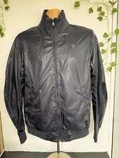 G Star Raw Nosta Vest Men’s Bomber Jacket Excellent Condition Large Blue (B26)