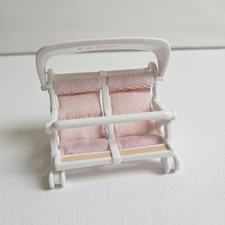 Sylvanian Families Double Babies Pushchair Pram Stroller Buggy Calico Critters 