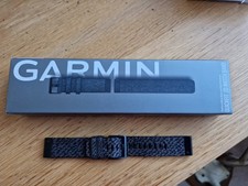 Garmin Quickfit 20 Black Heathered Nylon Band for Fenix 5s 6s 7s 8(43mm)