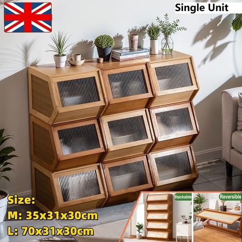 Storage unit bamboo cabinet - unit,