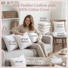 Duck Feather Cushion Pads