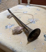 Vintage copper brass horn - brass, horn.
