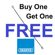 DRAPER 300mm 13609 Tungsten Carbide Tile Rod Saw Blade - BUY ONE GET ONE FREE