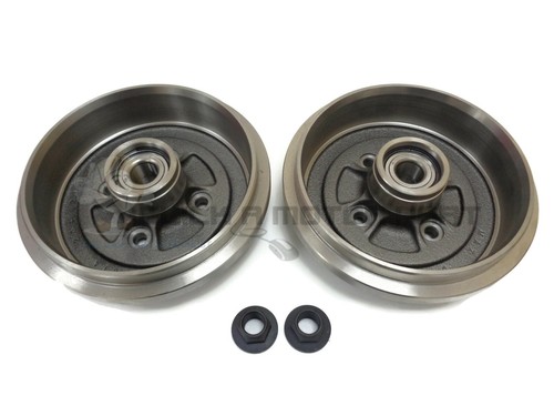 Rear brake drums 2 fitted - brake,