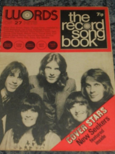 Words record song book - song,