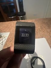 Fitbit Surge Wireless Fitness Tracker, Large - Black (New Battery Fitted)