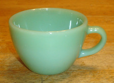 Vintage Fire-King Jadeite / Jadite Green Heavy Restaurant Ware Cup / Mug - Nice!