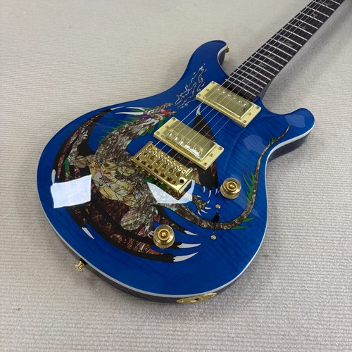 Blue flame maple - blue, electric