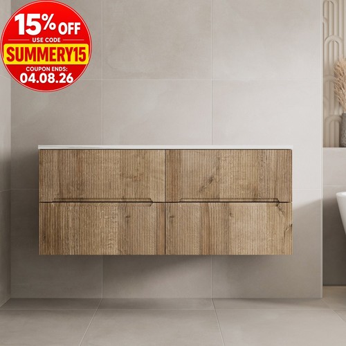 1200mm oak white marble - marble, vanity