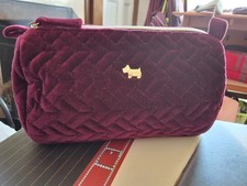 Radley Burgundy Soft Velvet