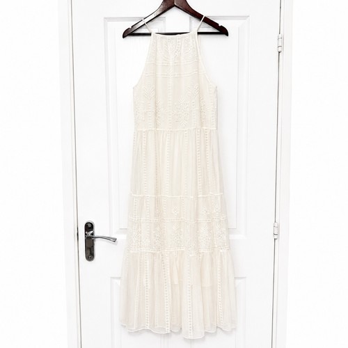 Zara lace midi dress - dress, halter
