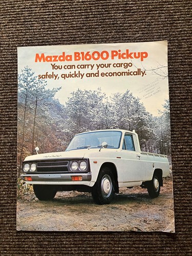 Mazda b1600 pick brochure - pick-up,