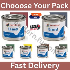 Humbrol Black Enamel Paint - Various finishes and sizes to choose UK.