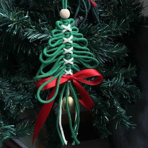 1pc hand knit pendant xmas - pendant,