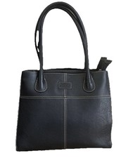 ⭐️OSPREY LONDON Ladies Leather Totes Bag, Black HARDLY USED⭐️