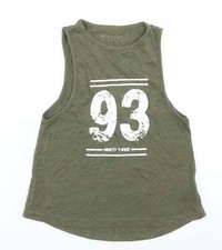 Miss E-vie Girls Green Cotton