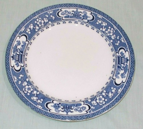 Antique blue and - antique, plate