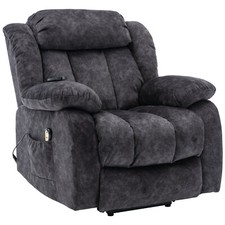 Riser Recliner Chairs for Elderly, Electric Power Lift Reclining Chair, Grey