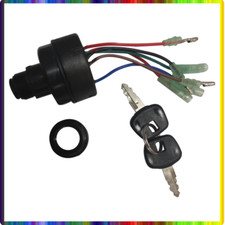 For Tohatsu Outboard Remote Control Box Ignition Key Switch 353-76020-3 8-115HP