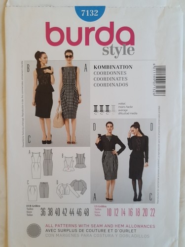 Burda sewing pattern 7132 - pattern,